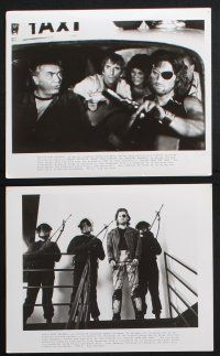 9p496 ESCAPE FROM NEW YORK 10 8x10 stills '81 John Carpenter, Kurt Russell, Barbeau, Borgnine
