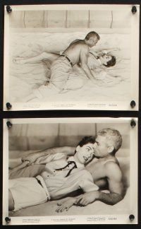 9p269 FEMALE ON THE BEACH 25 8x10 stills '55 cool images of Joan Crawford and Jeff Chandler!