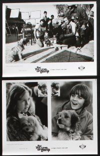 9p293 FOR THE LOVE OF BENJI 22 8x10 stills '77 Joe Camp directed, loveable dog!