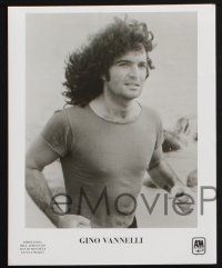 9p867 GINO VANELLI 3 8x10 music publicity stills '70s cool images of the Canadian singer!