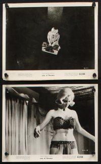 9p685 GIRL IN TROUBLE 6 8x10 stills '63 Brandon Chase directed, Tammy Clarke, classic exploitation!