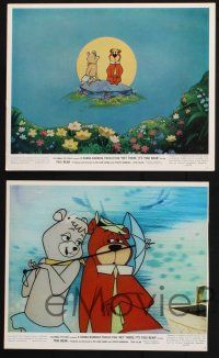 9p210 HEY THERE IT'S YOGI BEAR 4 color 8x10 stills '64 Hanna-Barbera, first full-length feature!