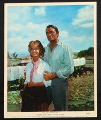9p062 HOW THE WEST WAS WON 9 color 8x10 stills '64 John Ford epic, Debbie Reynolds, Gregory Peck!