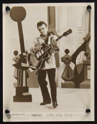 9p954 JAMBOREE 2 8x10 stills '57 great images of Charlie Gracie playing guitar & singing!
