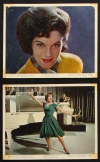 9p063 LOOKING FOR LOVE 9 color 8x10 stills '64 sexy singer Connie Francis, Jim Hutton!