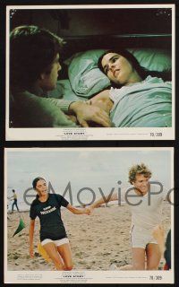 9p237 LOVE STORY 3 color 8x10 stills '71 great images of Ali MacGraw & Ryan O'Neal!