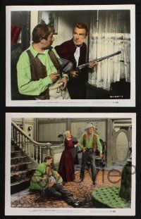 9p197 MAN IN THE SADDLE 5 color 8x10 stills '51 western cowboy Randolph Scott, Joan Leslie!