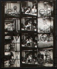 9p748 MAN WHO BOUGHT PARADISE 5 8x10 stills '65 contact sheets w/Buster Keaton, Angie Dickinson!