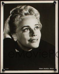 9p884 MARIA SCHELL 3 deluxe 8x10 stills '50s close ups, getting off plane for Brothers Karamazov!