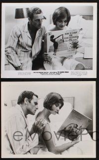 9p819 MARRIED WOMAN 4 8x10 stills '65 Jean-Luc Godard, Une femme mariee, controversial sex triangle