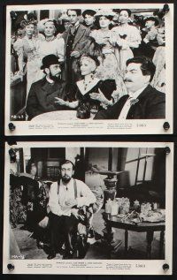 9p590 MOULIN ROUGE 8 8x10 stills '53 Jose Ferrer as Toulouse-Lautrec, Zsa Zsa Gabor, cool candids!