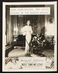 9p887 NEXT TIME WE LOVE 3 8x10 stills '36 Margaret Sullavan, Jimmy Stewart, promotional stills!