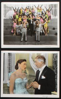 9p038 ON THE RIVIERA 11 color 8x10 stills '51 Danny Kaye, sexy Gene Tierney & Corinne Calvet!