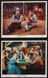 9p159 PARDNERS 7 color 8x10 stills '56 great images of cowboys Jerry Lewis & Dean Martin!