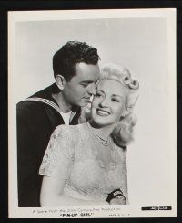 9p829 PIN UP GIRL 4 8x10 stills '44 incredibly sexy images of Betty Grable, with John Harvey!
