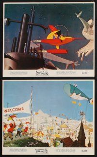 9p177 PINOCCHIO IN OUTER SPACE 6 color 8x10 stills '65 sci-fi cartoon images, new worlds of wonder