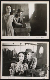 9p830 PORTRAIT OF JENNIE 4 8x10 stills '49 Joseph Cotten loves beautiful ghost Jennifer Jones!