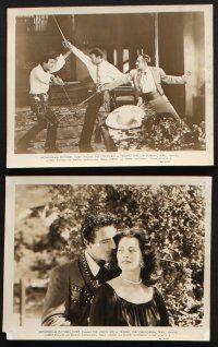 9p516 RIDING THE CALIFORNIA TRAIL 10 8x10 stills '47 images of Gilbert Roland as The Cisco Kid!