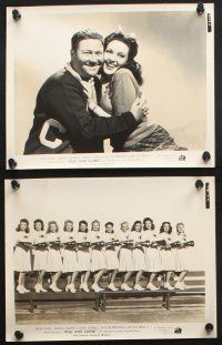 9p517 RISE & SHINE 10 8x10 stills '41 pretty Linda Darnell & Jack Oakie, many sexy cheer leaders!