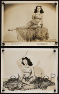 9p846 YVONNE DE CARLO 4 8x10 stills '45 incredibly sexy portraits from Salome Where She Danced!