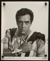 9p898 SERPENT OF THE NILE 3 8x10 stills '53 cool close up and full-length portraits of Raymond Burr