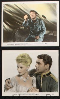 9p041 STORM OVER THE NILE 11 color 8x10 stills '56 Laurence Harvey, Anthony Steele, Mary Ure!