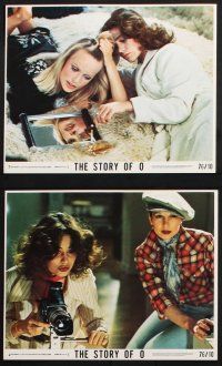 9p081 STORY OF O 8 8x10 mini LCs '76 Corinne Clery, Anthony Steel, Histoire d'O!