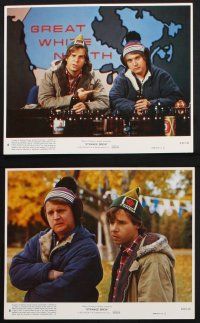 9p082 STRANGE BREW 8 8x10 mini LCs '83 Canadian hosers Rick Moranis & Dave Thomas with lots of beer