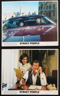 9p089 STREET PEOPLE 8 8x10 mini LCs '76 Maurizio Lucidi's Gli Esecutori, Roger Moore & Stacy Keach!