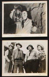 9p483 STREETS OF GHOST TOWN 11 8x10 stills '50 Starrett as The Durango Kid & Smiley Burnette!