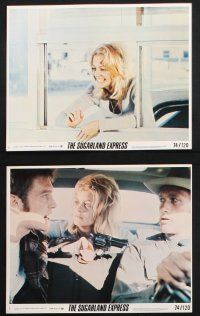 9p099 SUGARLAND EXPRESS 8 8x10 mini LCs '74 Goldie Hawn, Ben Johnson, directed by Steven Spielberg!