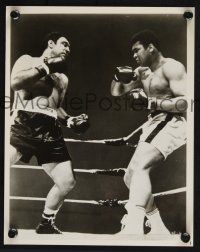 9p985 SUPER FIGHT 2 8x10 stills '70 cool images of Rocky Marciano and Muhammad Ali sparring in ring
