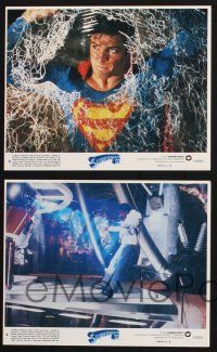 9p225 SUPERMAN III 4 8x10 mini LCs '83 Christopher Reeve as the superhero, Richard Pryor, Kidder!