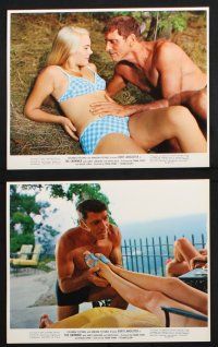 9p053 SWIMMER 10 color 8x10 stills '68 Burt Lancaster, directed by Frank Perry, existential!