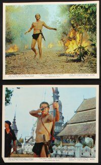 9p026 TARZAN'S THREE CHALLENGES 12 color 8x10 stills '63 Edgar Rice Burroughs, Jock Mahoney, Strode