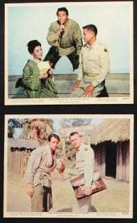 9p028 TEAHOUSE OF THE AUGUST MOON 12 color 8x10 stills '56 Marlon Brando, Machiko Kyo, Glenn Ford!