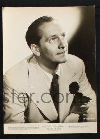 9p908 TRADE WINDS 3 7.75x10 stills '38 cool waist high portraits of Fredric March in suit and tie!