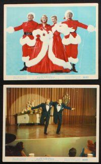 9p163 WHITE CHRISTMAS 7 color 8x10 stills '54 Bing Crosby, Danny Kaye, Clooney, Vera-Ellen, classic