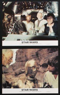9p078 STAR WARS 8 color English FOH LCs '77 George Lucas classic, Darth Vader, Luke, Han, Leia!