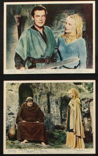 9p122 SWORD OF SHERWOOD FOREST 8 color English FOH LCs '60 Richard Greene, Peter Cushing!