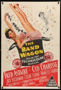 9r120 BAND WAGON Aust 1sh '53 great artwork of sexy Cyd Charisse showing her legs!