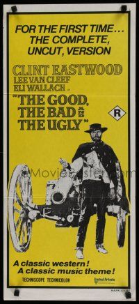 9r940 GOOD, THE BAD & THE UGLY Aust daybill R70s Clint Eastwood, Lee Van Cleef, Sergio Leone!