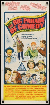 9r980 MGM'S BIG PARADE OF COMEDY Aust daybill '64 W.C. Fields, Marx Bros., Abbott & Costello!