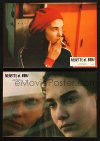 9r441 NENETTE & BONI set of 2 French LCs '96 Gregoire Colin, Alice Houri, directed by Claire Denis!