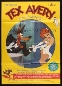 9r694 BEST OF TEX AVERY German '80s the Wolf leers at Red Hot Riding Hood, Droopy!