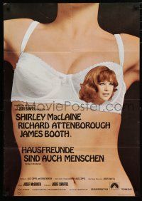 9r698 BLISS OF MRS. BLOSSOM German '68 Shirley MacLaine, Richard Attenborough, wacky bra design!
