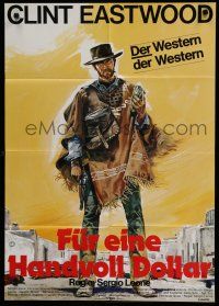 9r727 FISTFUL OF DOLLARS German R78 Sergio Leone, Casaro art of Clint Eastwood!