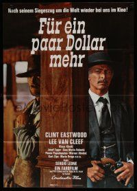 9r731 FOR A FEW DOLLARS MORE German R69 Sergio Leone, c/u of Clint Eastwood & Lee Van Cleef