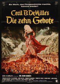 9r821 TEN COMMANDMENTS German R70s directed by Cecil B. DeMille, Charlton Heston, Yul Brynner!