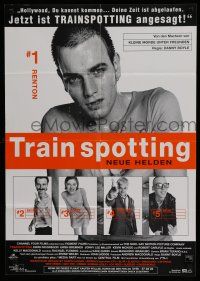 9r829 TRAINSPOTTING German '96 heroin drug addict Ewan McGregor, directed by Danny Boyle!